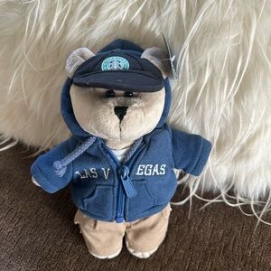 Vintage STARBUCKS VEGAS Barista Bear 2007
